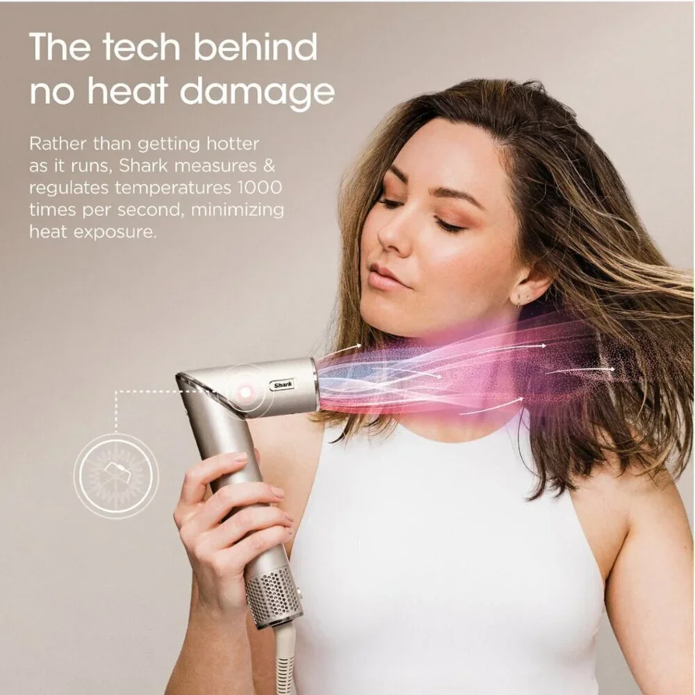 Shark No Heat FlexStyle Hair Blow Dryer Multi-Styler SEALED